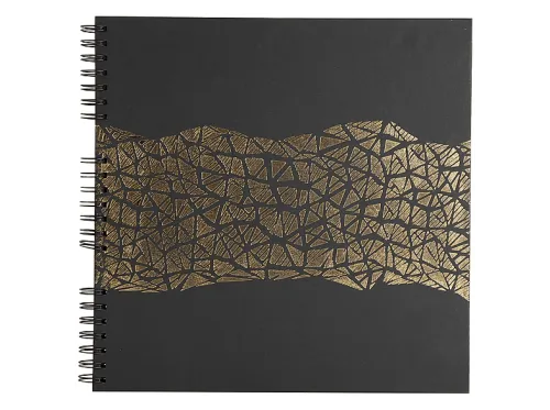 Álbum de fotos con espirales | EXACOMPTA Aramy, 60 páginas negras, 32x32 centímetros