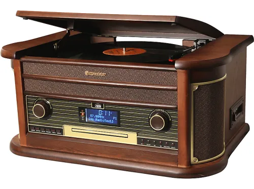 Tocadiscos | HIF-1996D+BT ROADSTAR, Madera
