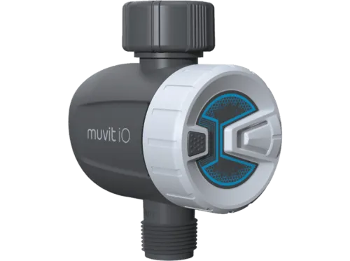 Sistema de irrigación inteligente | MUVIT IO SISTEMA DE IRRIGACION BLUETOOTH MESH (CONTROLADOR, Negro