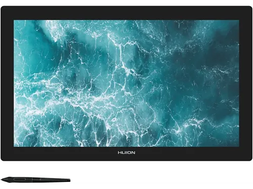 Tableta gráfica | HUION KAMVAS PRO 24 (4K), 24 ", Lápiz digital, negro