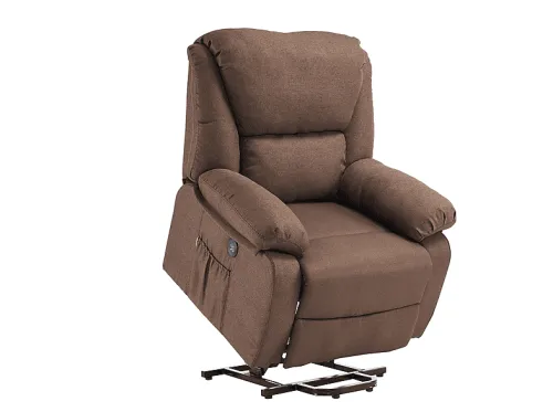 Sillón levanta personas | ECO-DE STELVIO ECO-8520UP TM MARRÓN, Función calor, Peso máximo 100 kg, Marrón
