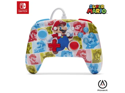 Gamepad | NSGP0282-01 POWERA, Nintendo Switch, Cable, Multicolor
