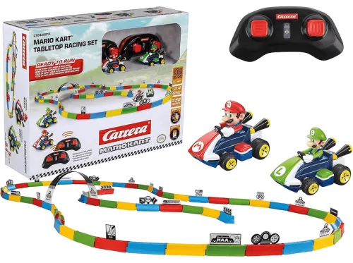 Juguete con radiocontrol | CARRERA Mario Kart Tabletop Racing Set