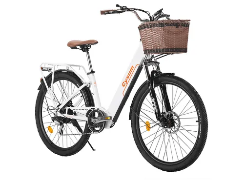 Bicicleta de ciudad | CYSUM Cityrun - Motor 250 W, 360 Wh, 80 km, 26