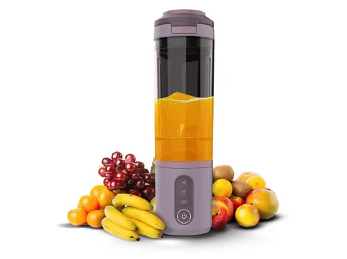 Batidoras de vaso | CECOTEC Power Titanium Shake2Go Candy, 180 W, 0.6 l, Rosa
