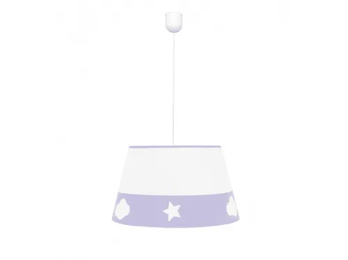 Lámpara colgante | Galaxia FABRILAMP, Blanco / Lila