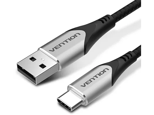 Cable USB | Vention Cable USB 2.0 Tipo-C Vention CODHG/ USB Macho - USB Tipo-C Macho/ Hasta 60W/ 480Mbps/ 1.5m/ Gris, USB 2.0, USB-A, USB-C, Not available