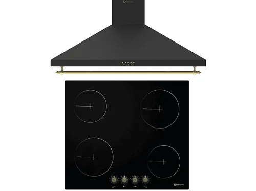 Conjunto de cocina | SOLTHERMIC P_B0012031_B00110954, 0 l, Vitrocerámica, Negro