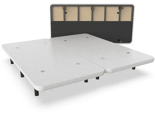 Base Tapizada | NALUI 200x200 cm, 200 cm x 200 cm, Acero laminado, Blanco