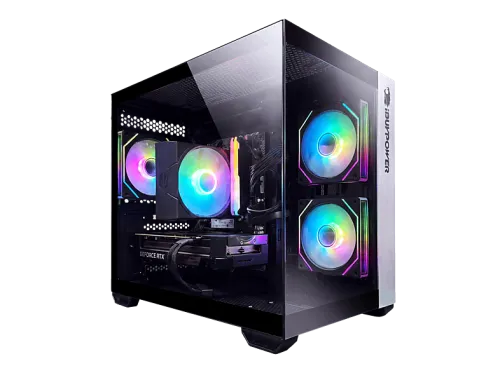 PC Gaming | IBUYPOWER Fighter Warhead Lite, AMD Ryzen 5 5500, 16 GB RAM, 1 TB SSD, Radeon™ RX 9070 XT, Windows 11 Pro, Negro