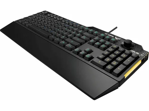 Teclado gaming | ASUS 71038, USB, Teclas iluminadas, idioma: DE, Negro