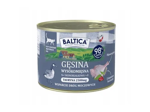 Comida húmeda para gatos | BALTICA BALTICA Sabores de Regiones Gato adulto Ganso 185g, 185 g, para Gato