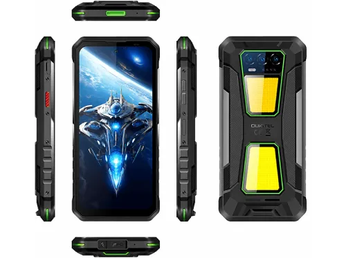 OUKITEL WP58 Pro, 8+512GB, Negro, Móvil Android, 512 GB, 8 GB RAM, 6,7 " IPS TFT 6,7 pulgadas 720x1600 píxeles, Unisoc Tanggula T765 UMS9621 T8200 octa-core hasta 2,30 GHz, 10000 mAh